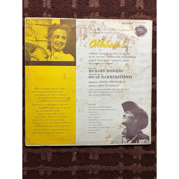 Rodgers and Hammerstein Oklahoma Original Motion Picture Sound Track Capitol - Picture 2 of 3